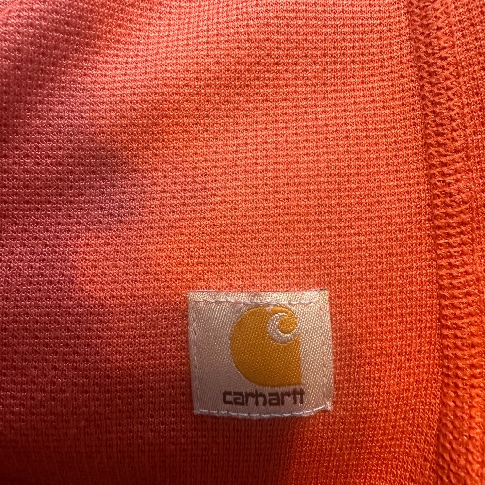 CARHARTT Women’s Rust Quarter Zip Pull Over Size XXL - Picture 6 of 7